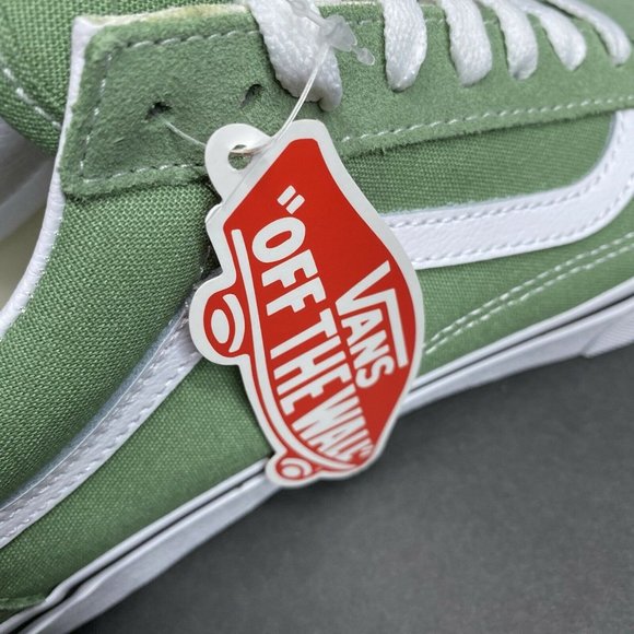 Vans Old Skool Shale Green White VN0A3WKT4G6 Men’s Sizes VTG Vintage Rare - Picture 11 of 12